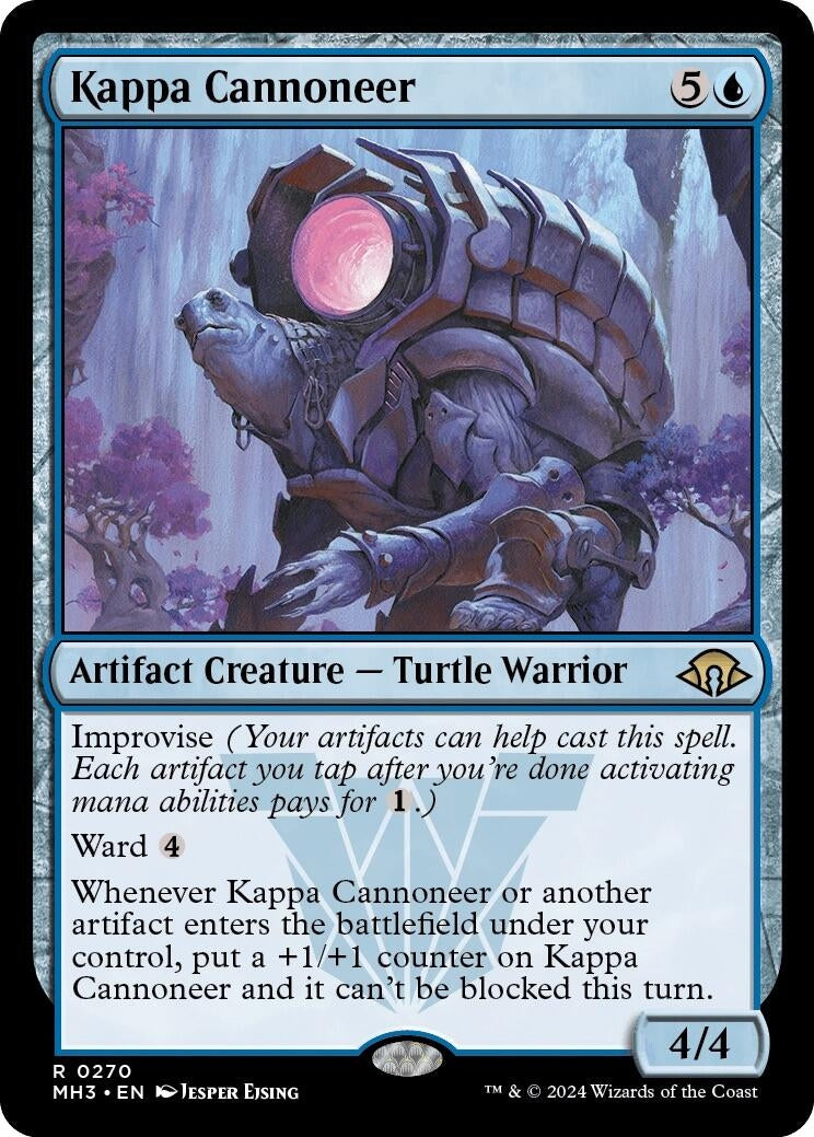 Image for Kappa Cannoneer (270) (Foil) (Modern Horizons 3) - Magic: The Gathering