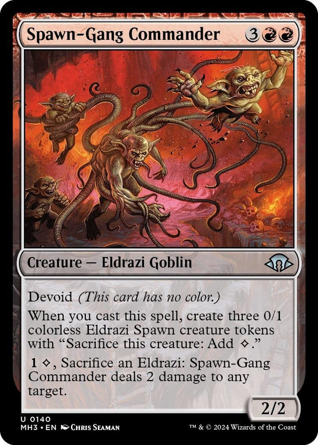 Image for Spawn-Gang Commander (140) (Foil) (Modern Horizons 3) - Magic: The Gathering