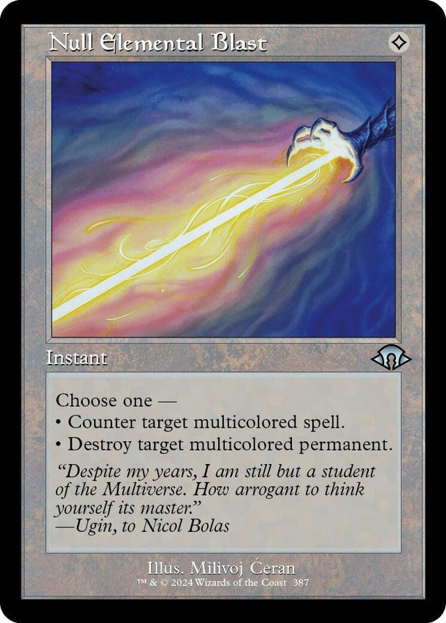Image for Null Elemental Blast (Retro Frame) (387) (Modern Horizons 3) - Magic: The Gathering