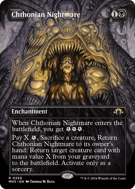 Image for Chthonian Nightmare (Borderless) (330) (Modern Horizons 3) - Magic: The Gathering