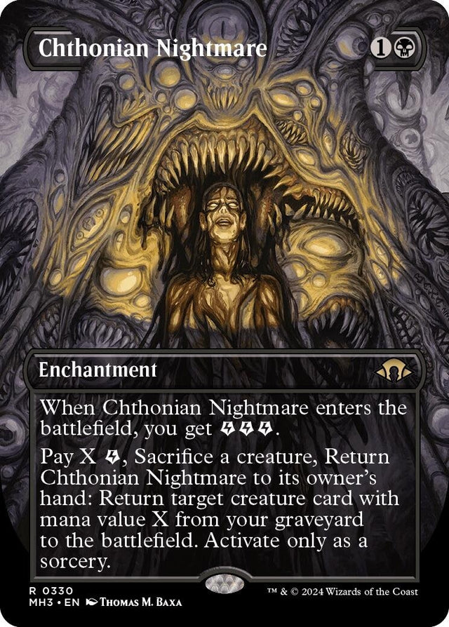 Image for Chthonian Nightmare (Borderless) (330) (Modern Horizons 3) - Magic: The Gathering
