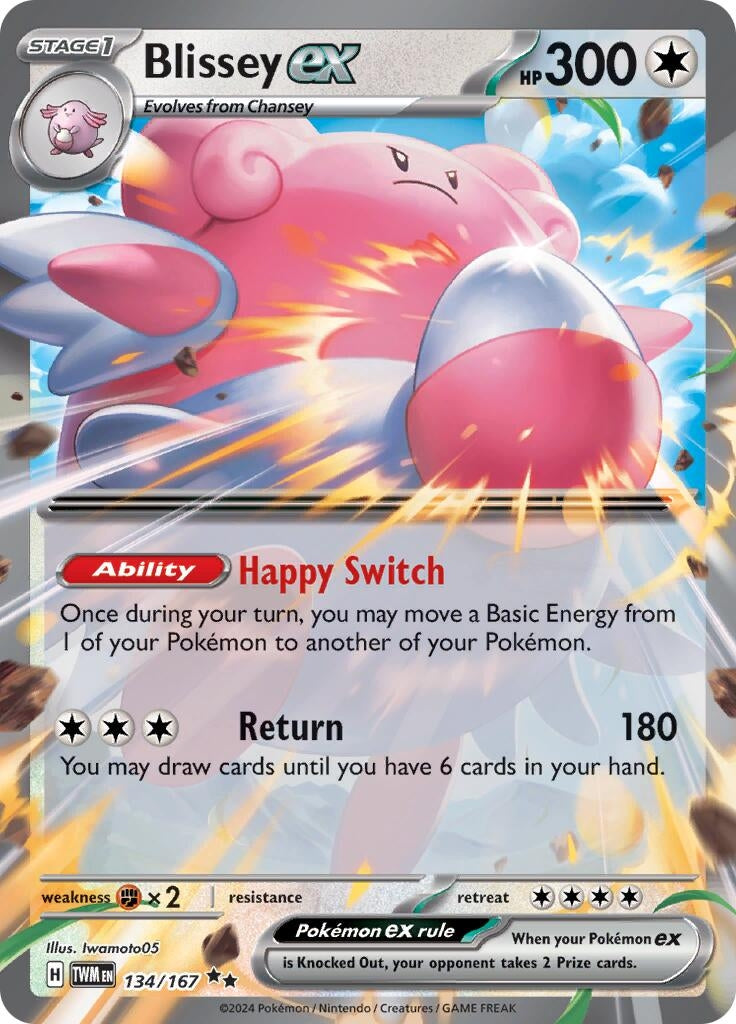 Image for Blissey ex (134/167) (SV06: Twilight Masquerade) - Pokemon