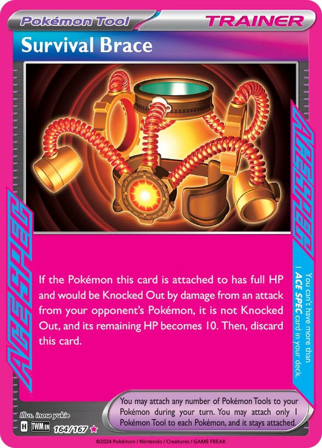 Image for Survival Brace (164/167) (SV06: Twilight Masquerade) - Pokemon