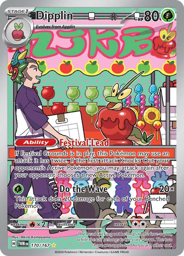 Image for Dipplin (170/167) (SV06: Twilight Masquerade) - Pokemon