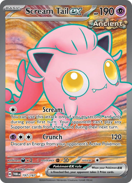 Image for Scream Tail ex (197/167) (SV06: Twilight Masquerade) - Pokemon