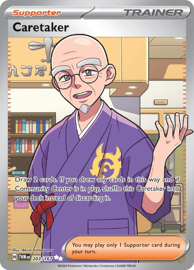 Image for Caretaker (203/167) (TWM) - Pokemon