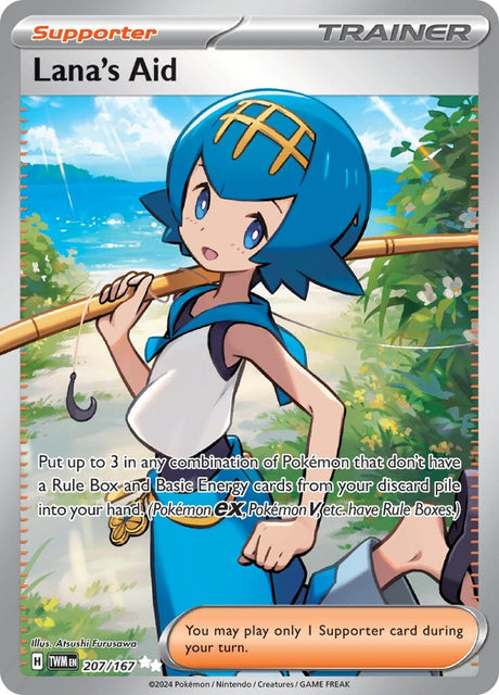 Image for Lana's Aid (207/167) (Holofoil) (SV06: Twilight Masquerade) - Pokemon