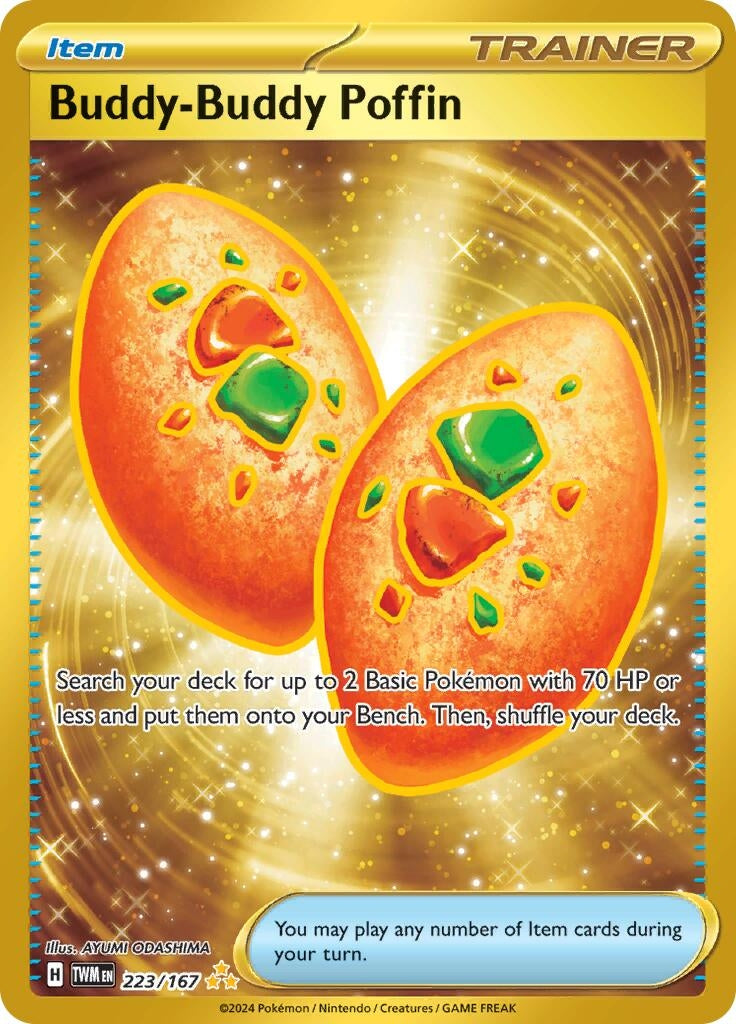 Image for Buddy-Buddy Poffin (223/167) (SV06: Twilight Masquerade) - Pokemon