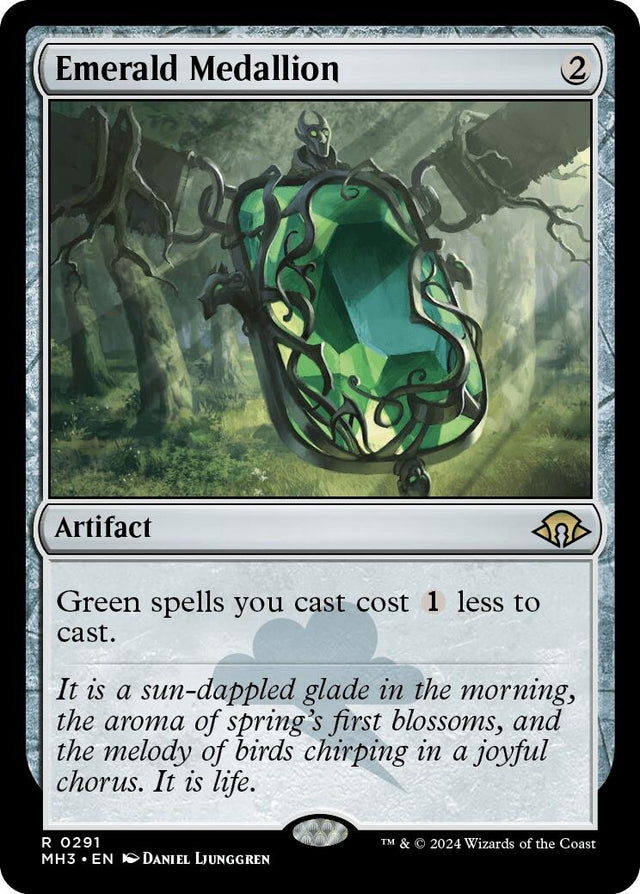 Image for Emerald Medallion (291) (Modern Horizons 3) - Magic: The Gathering