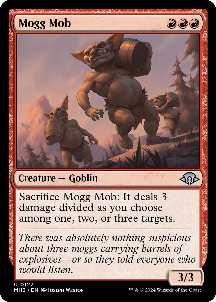 Image for Mogg Mob (127) (Foil) (Modern Horizons 3) - Magic: The Gathering