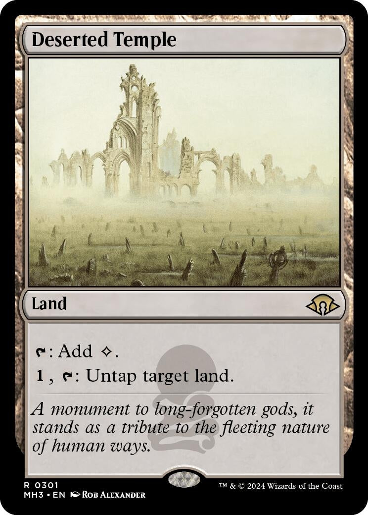 Image for Deserted Temple (301) (Modern Horizons 3) - Magic: The Gathering