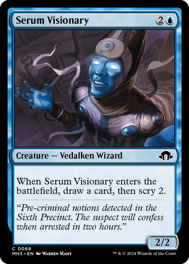 Image for Serum Visionary (69) (Foil) (Modern Horizons 3) - Magic: The Gathering
