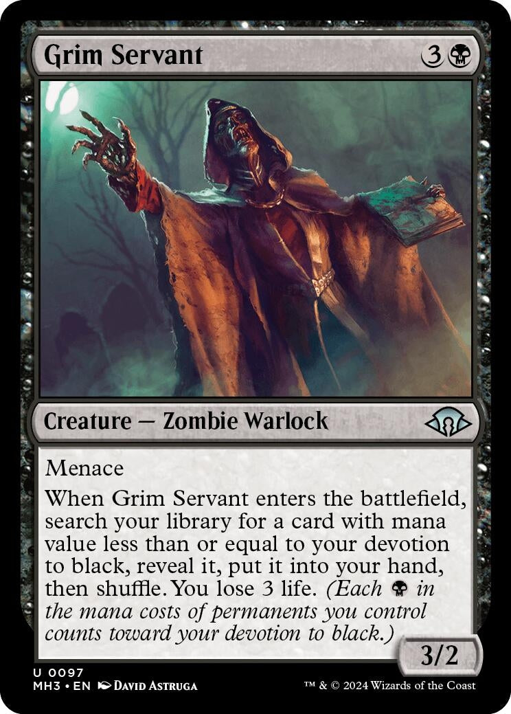 Image for Grim Servant (97) (Modern Horizons 3) - Magic: The Gathering