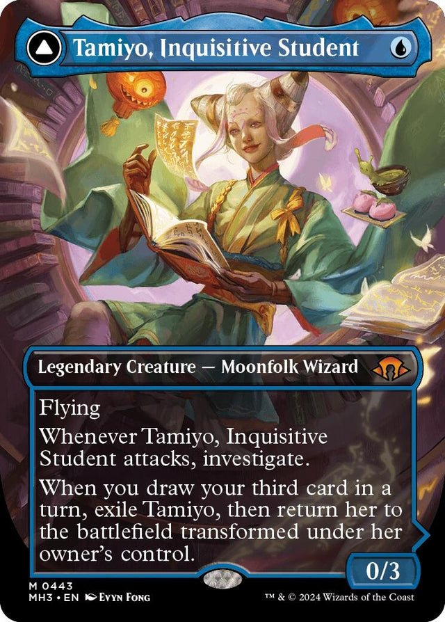Image for Tamiyo, Inquisitive Student (Borderless) (443) (Foil) (Modern Horizons 3) - Magic: The Gathering