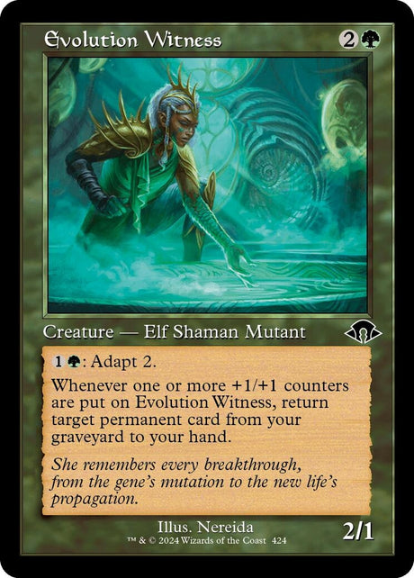 Image for Evolution Witness (Retro Frame) (424) (Foil) (Modern Horizons 3) - Magic: The Gathering
