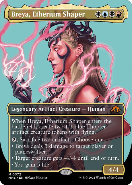 Image for Breya, Etherium Shaper (Borderless) (372) (Foil) (Modern Horizons 3) - Magic: The Gathering