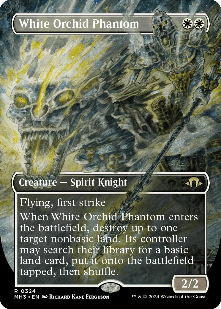 Image for White Orchid Phantom (Borderless) (324) (Modern Horizons 3) - Magic: The Gathering