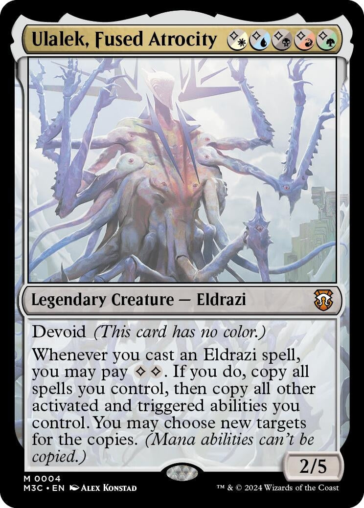 Image for Ulalek, Fused Atrocity (4) (Modern Horizons 3) - Magic: The Gathering