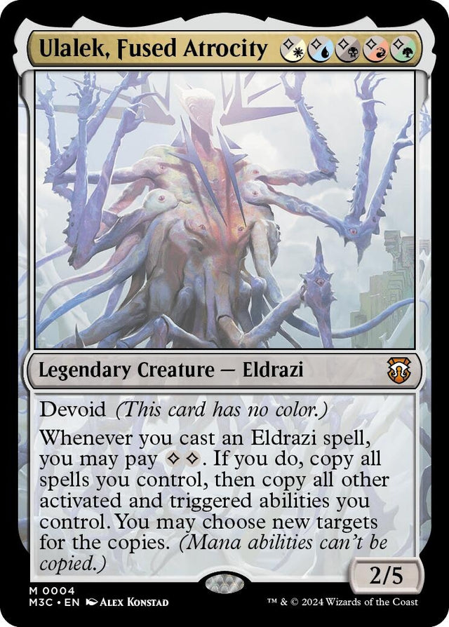 Image for Ulalek, Fused Atrocity (4) (Modern Horizons 3) - Magic: The Gathering