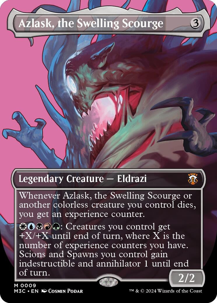 Image for Azlask, the Swelling Scourge (Borderless) (9) (Modern Horizons 3) - Magic: The Gathering