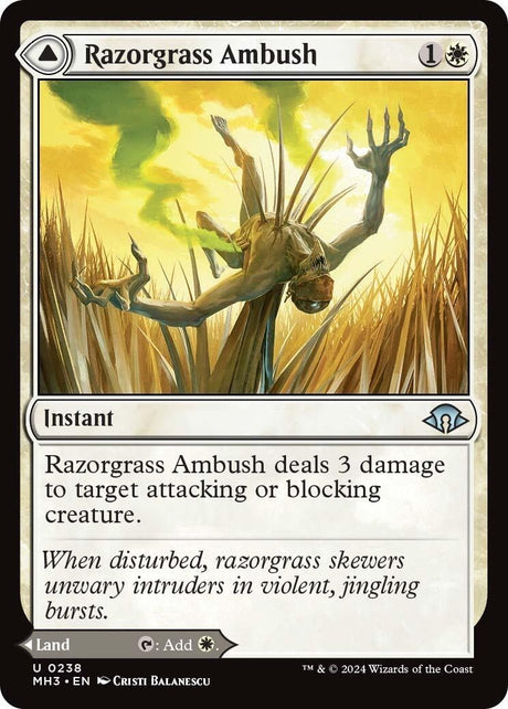 Image for Razorgrass Ambush (238) (Modern Horizons 3) - Magic: The Gathering