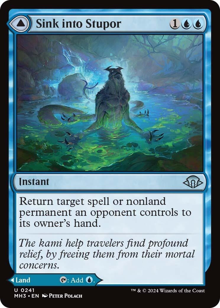 Image for Sink into Stupor (241) (Foil) (Modern Horizons 3) - Magic: The Gathering