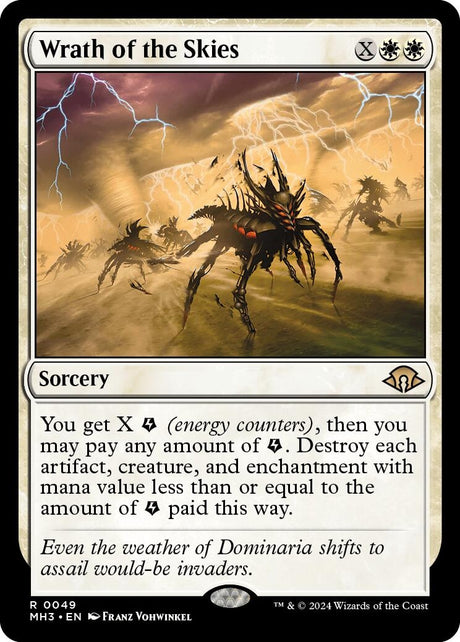 Image for Wrath of the Skies (49) (Foil) (Modern Horizons 3) - Magic: The Gathering