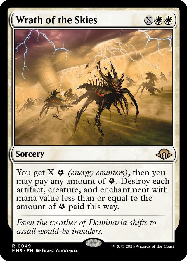 Image for Wrath of the Skies (49) (Foil) (Modern Horizons 3) - Magic: The Gathering