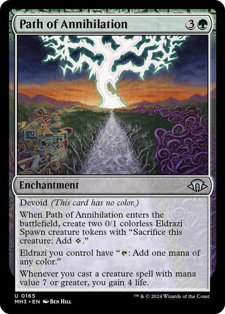Image for Path of Annihilation (165) (Foil) (Modern Horizons 3) - Magic: The Gathering