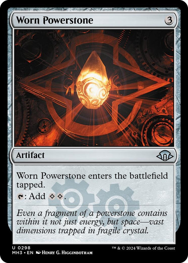 Image for Worn Powerstone (298) (Foil) (Modern Horizons 3) - Magic: The Gathering