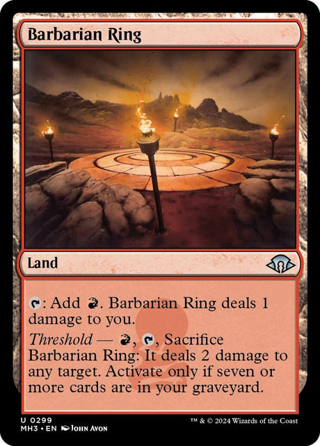 Image for Barbarian Ring (299) (Foil) (Modern Horizons 3) - Magic: The Gathering