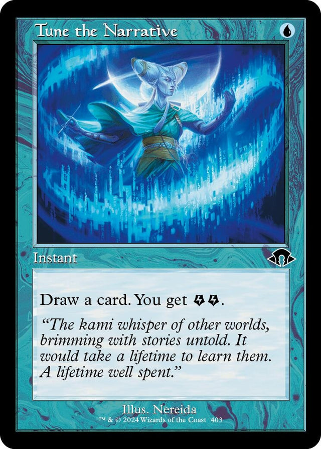 Image for Tune the Narrative (Retro Frame) (403) (Foil) (Modern Horizons 3) - Magic: The Gathering