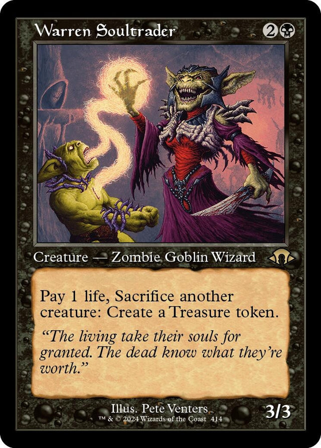 Image for Warren Soultrader (Retro Frame) (414) (Foil) (Modern Horizons 3) - Magic: The Gathering