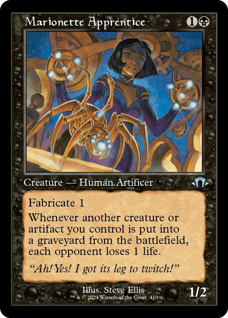 Image for Marionette Apprentice (Retro Frame) (410) (Modern Horizons 3) - Magic: The Gathering