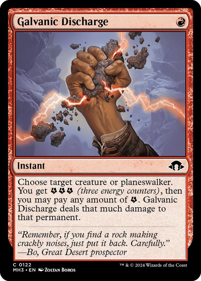 Image for Galvanic Discharge (122) (Foil) (Modern Horizons 3) - Magic: The Gathering