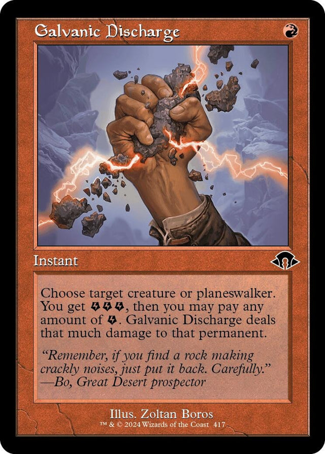 Image for Galvanic Discharge (Retro Frame) (417) (Modern Horizons 3) - Magic: The Gathering