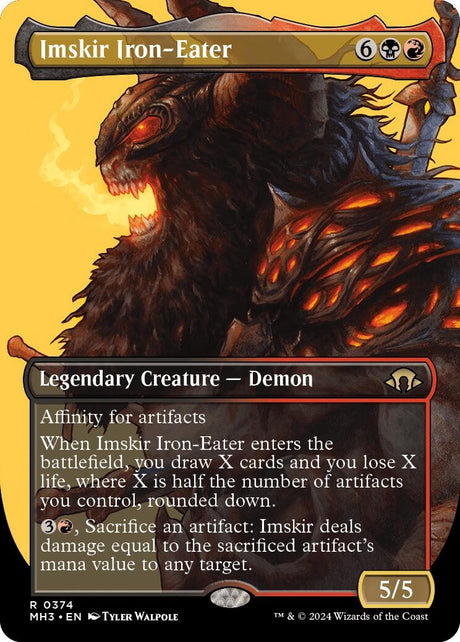 Image for Imskir Iron-Eater (Borderless) (374) (Modern Horizons 3) - Magic: The Gathering