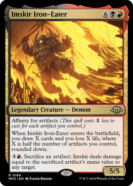 Image for Imskir Iron-Eater (189) (Foil) (Modern Horizons 3) - Magic: The Gathering