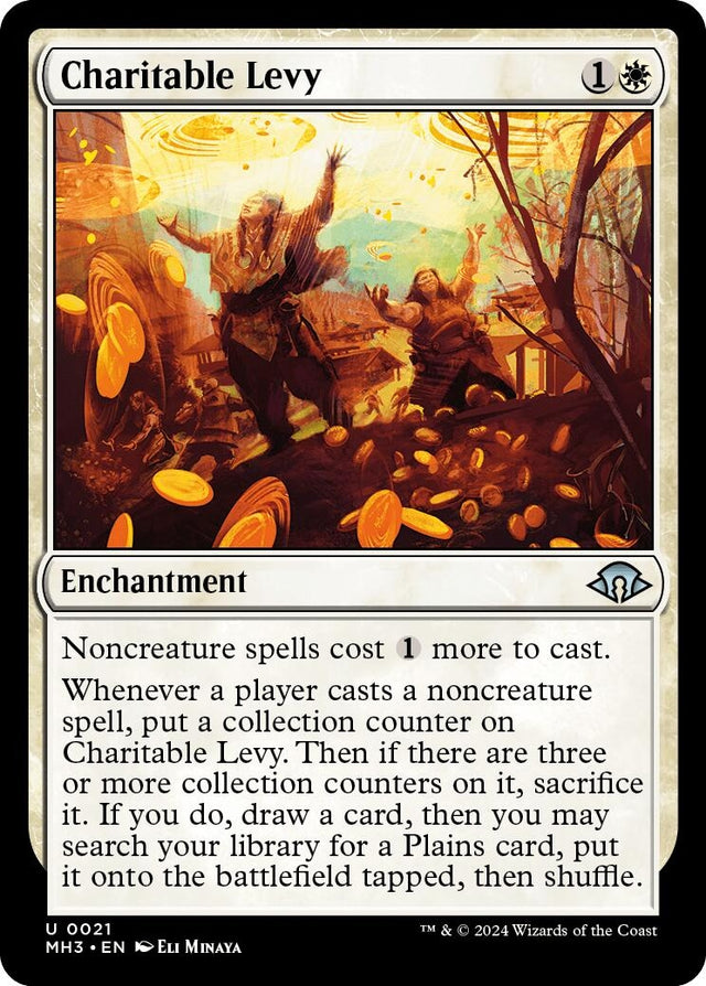 Image for Charitable Levy (21) (Foil) (Modern Horizons 3) - Magic: The Gathering