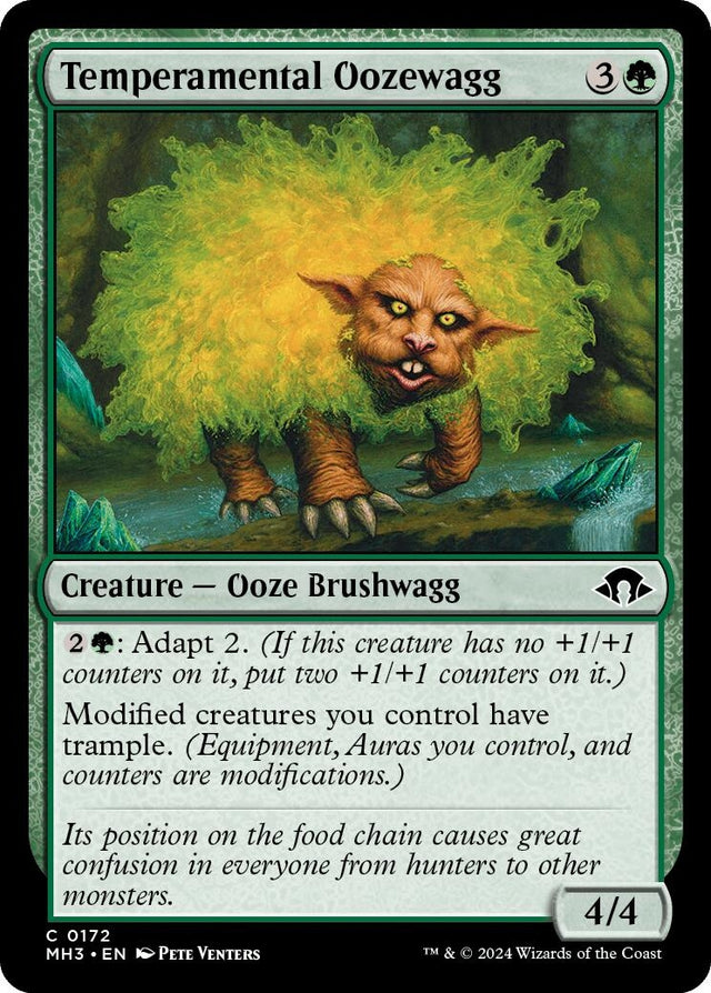 Image for Temperamental Oozewagg (172) (Foil) (Modern Horizons 3) - Magic: The Gathering