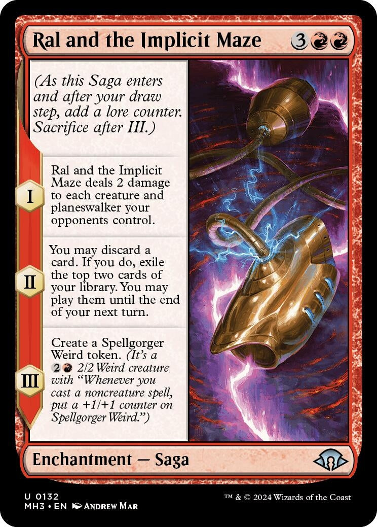 Image for Ral and the Implicit Maze (132) (Modern Horizons 3) - Magic: The Gathering