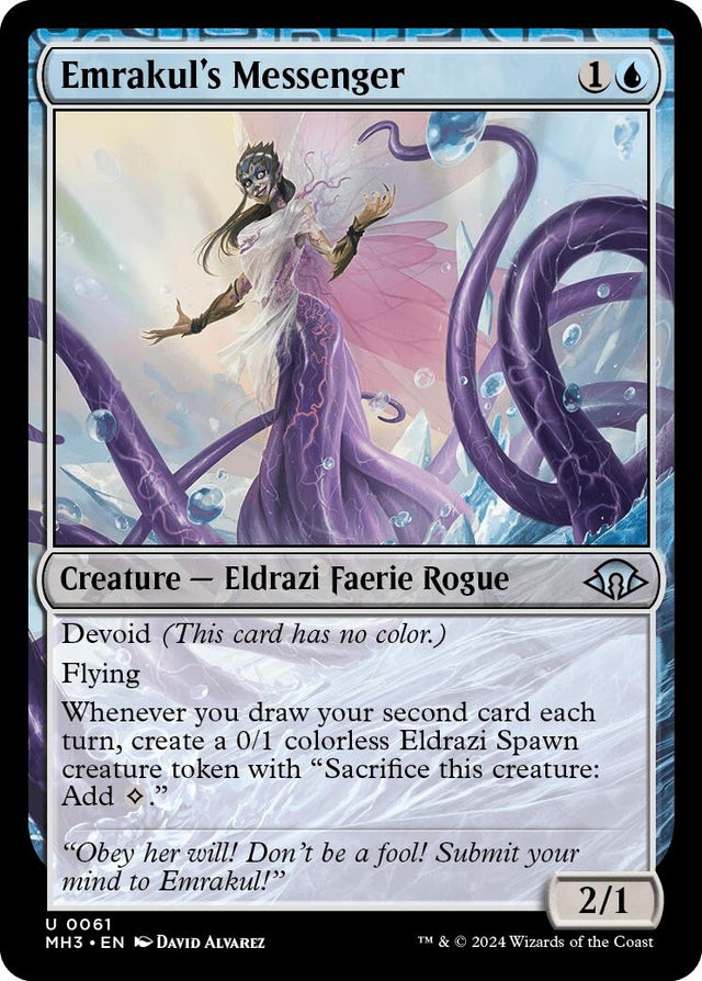 Image for Emrakul's Messenger (61) (Foil) (Modern Horizons 3) - Magic: The Gathering