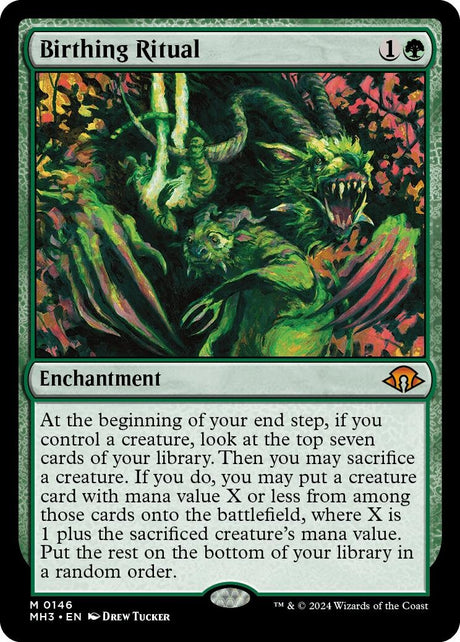 Image for Birthing Ritual (146) (Foil) (Modern Horizons 3) - Magic: The Gathering
