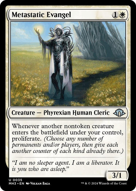 Image for Metastatic Evangel (35) (Foil) (Modern Horizons 3) - Magic: The Gathering