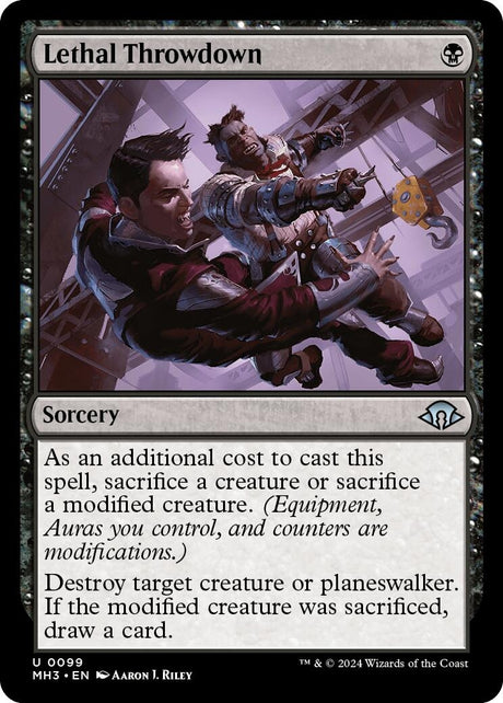 Image for Lethal Throwdown (99) (Modern Horizons 3) - Magic: The Gathering