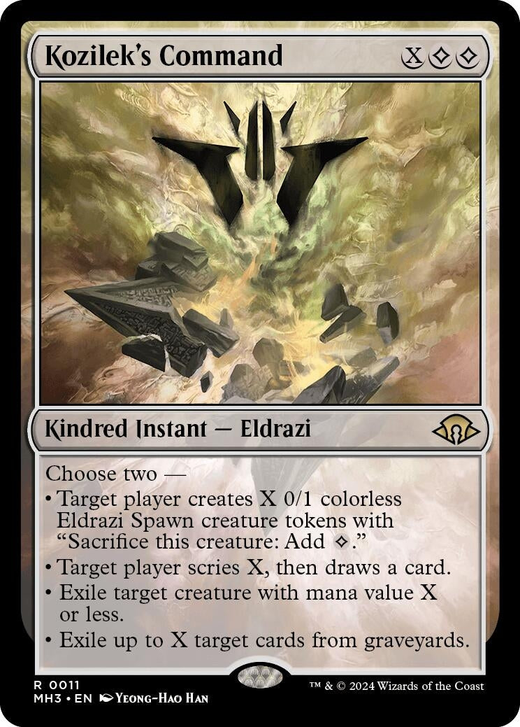 Image for Kozilek's Command (11) (Foil) (Modern Horizons 3) - Magic: The Gathering