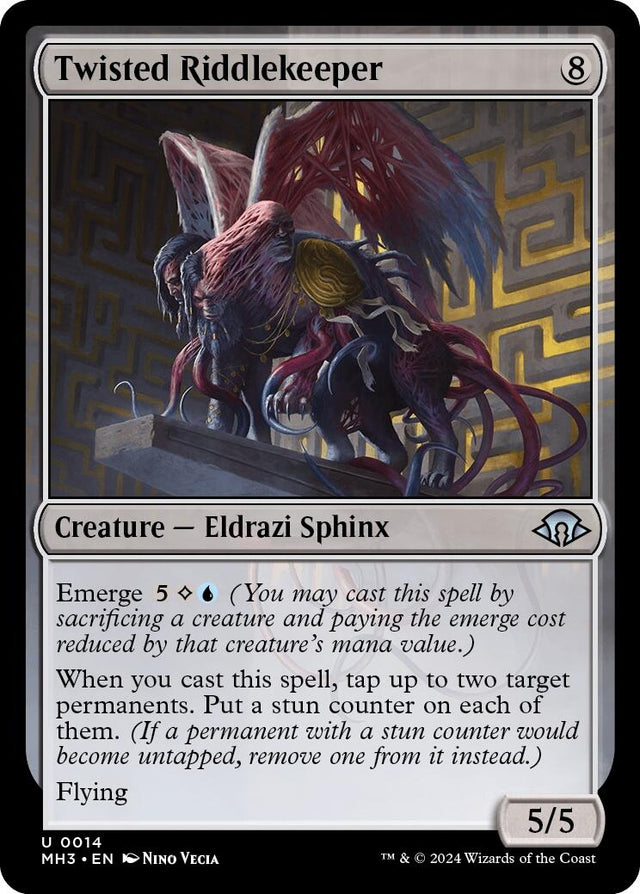 Image for Twisted Riddlekeeper (14) (Foil) (Modern Horizons 3) - Magic: The Gathering