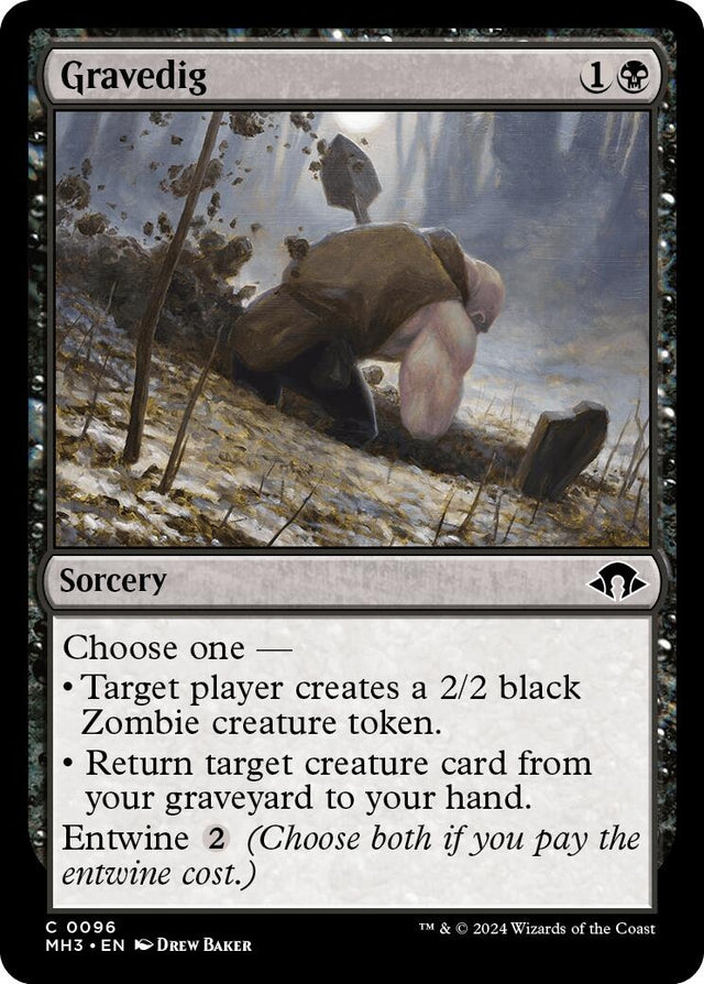 Image for Gravedig (96) (Foil) (Modern Horizons 3) - Magic: The Gathering