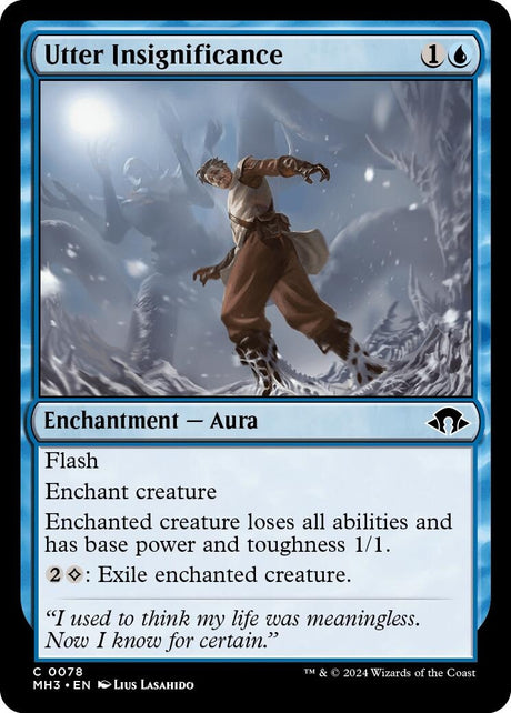 Image for Utter Insignificance (78) (Foil) (Modern Horizons 3) - Magic: The Gathering