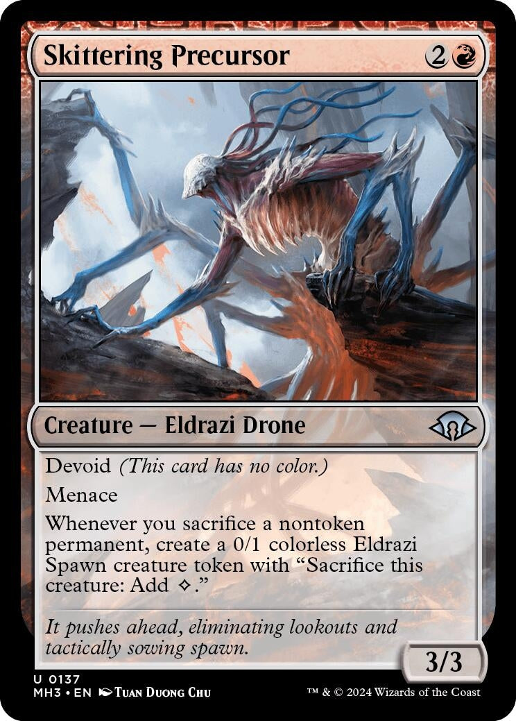 Image for Skittering Precursor (137) (Foil) (Modern Horizons 3) - Magic: The Gathering